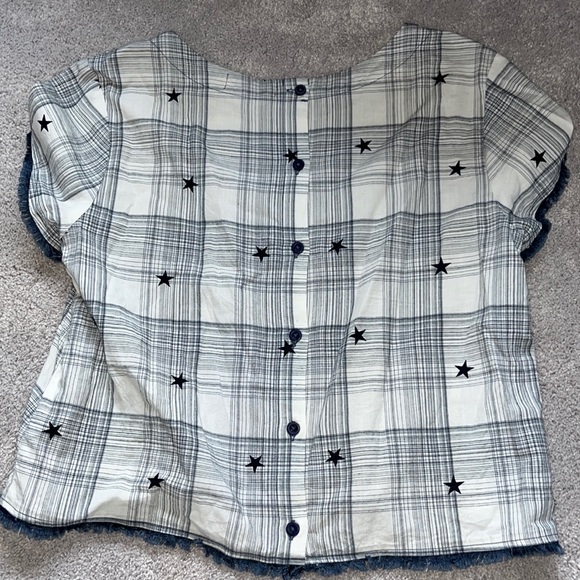 Flannel starred shirt from cloth and stone size small - Picture 2 of 2